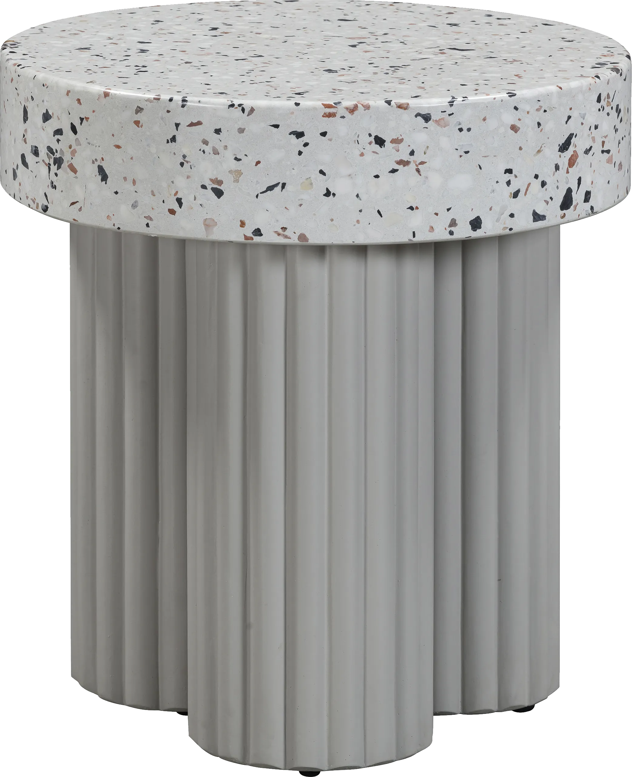 Outdoor Blakekey Gray End Table - Thumbnail - Image 1