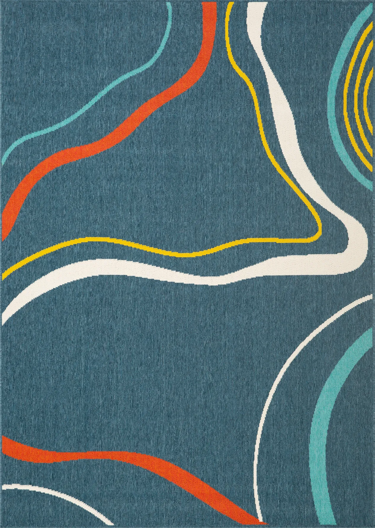 Evette Rios Tessaway Blue 8' x 9'9 Indoor/Outdoor Rug - Image 1