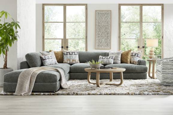 Montecito Charcoal 4 Pc Sectional
