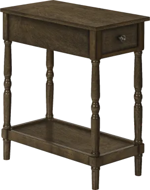 Wilrob Espresso Accent Table