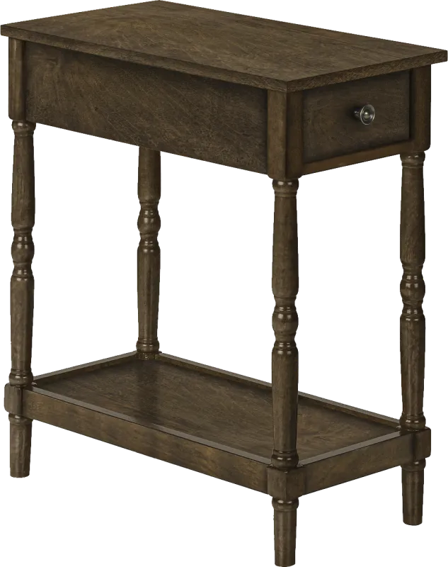 Wilrob Espresso Accent Table