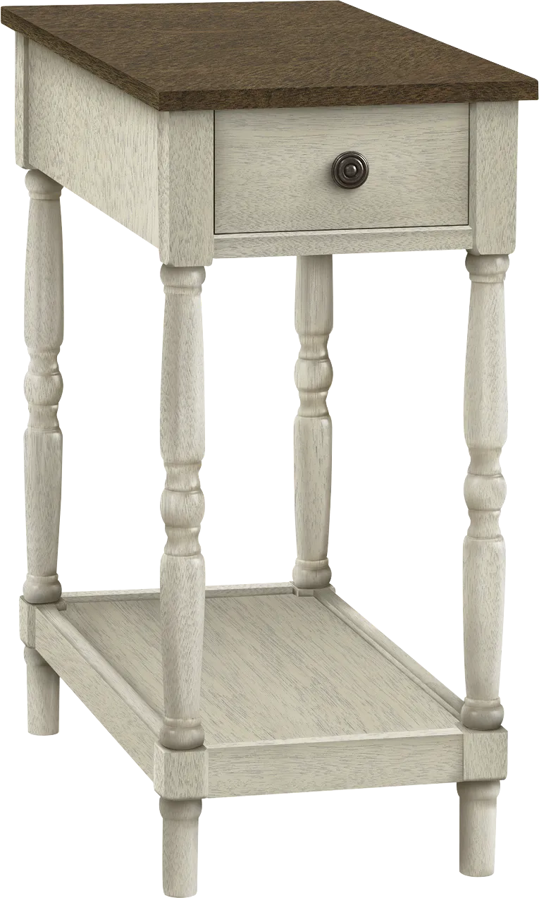 Wilrob White Accent Table - Thumbnail - Image 1