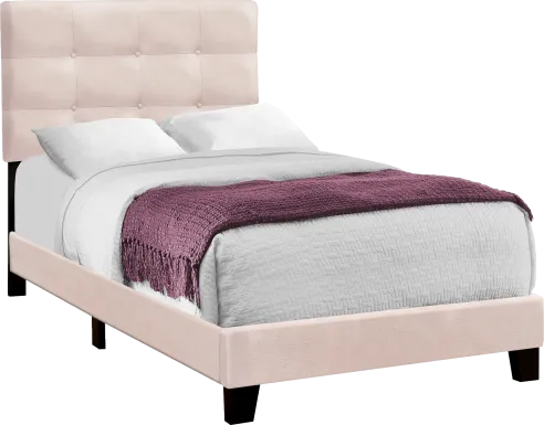 Troland Pink Twin Bed