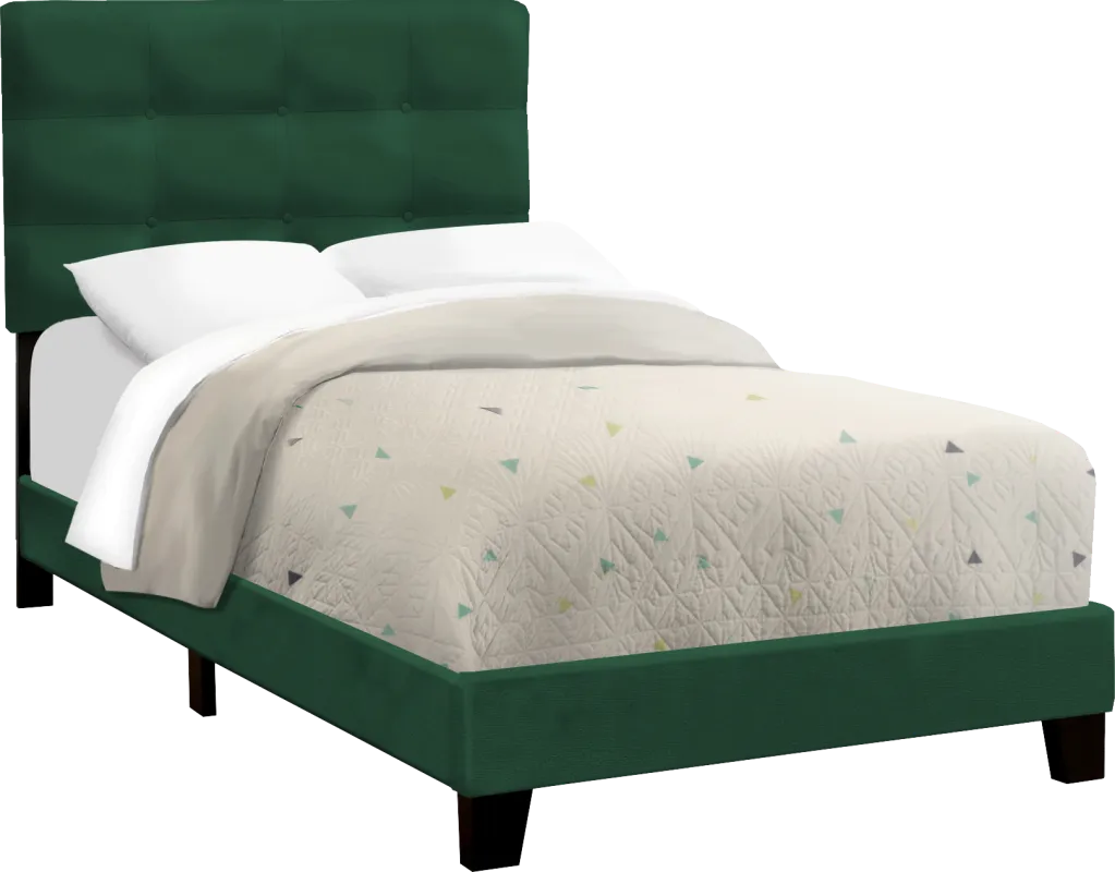 Troland Green Twin Bed