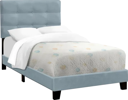 Troland Light Blue Twin Bed