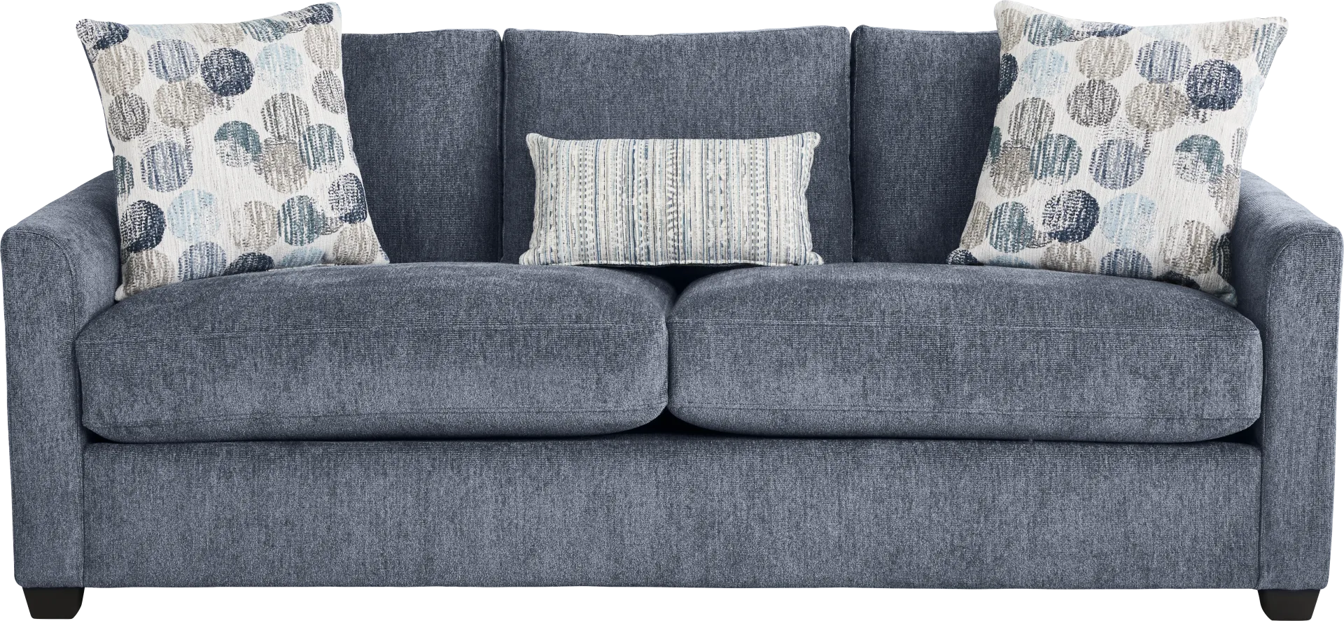 Caprice Navy 7 Pc Living Room with Sleeper Sofa - Image 3