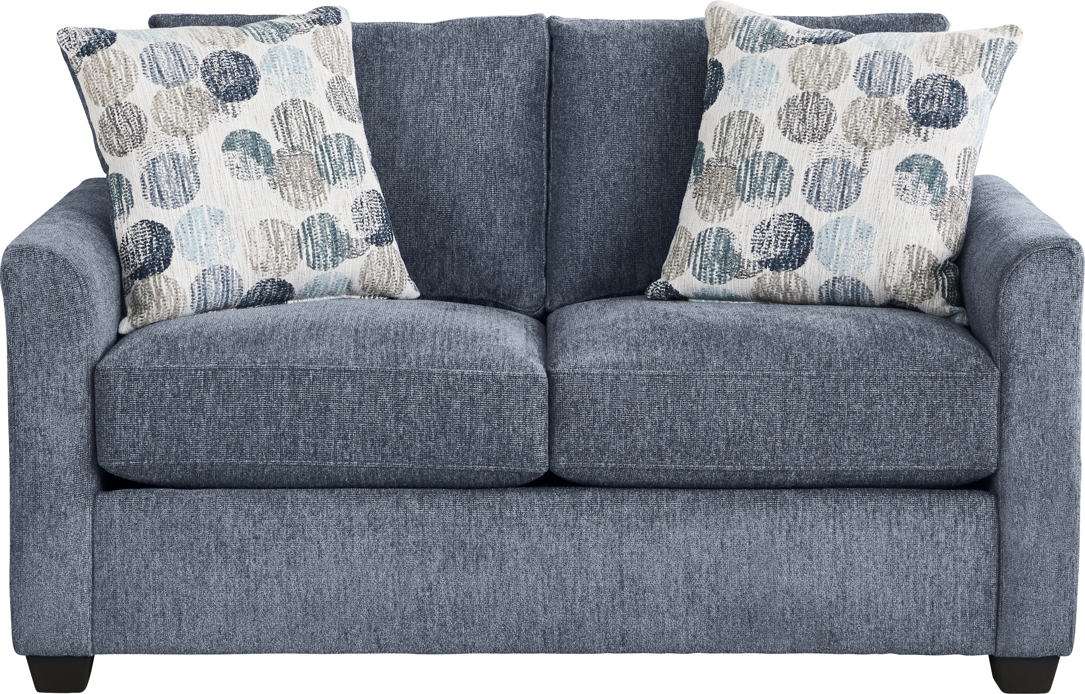 Caprice Navy 7 Pc Living Room with Sleeper Sofa - Thumbnail - Image 7