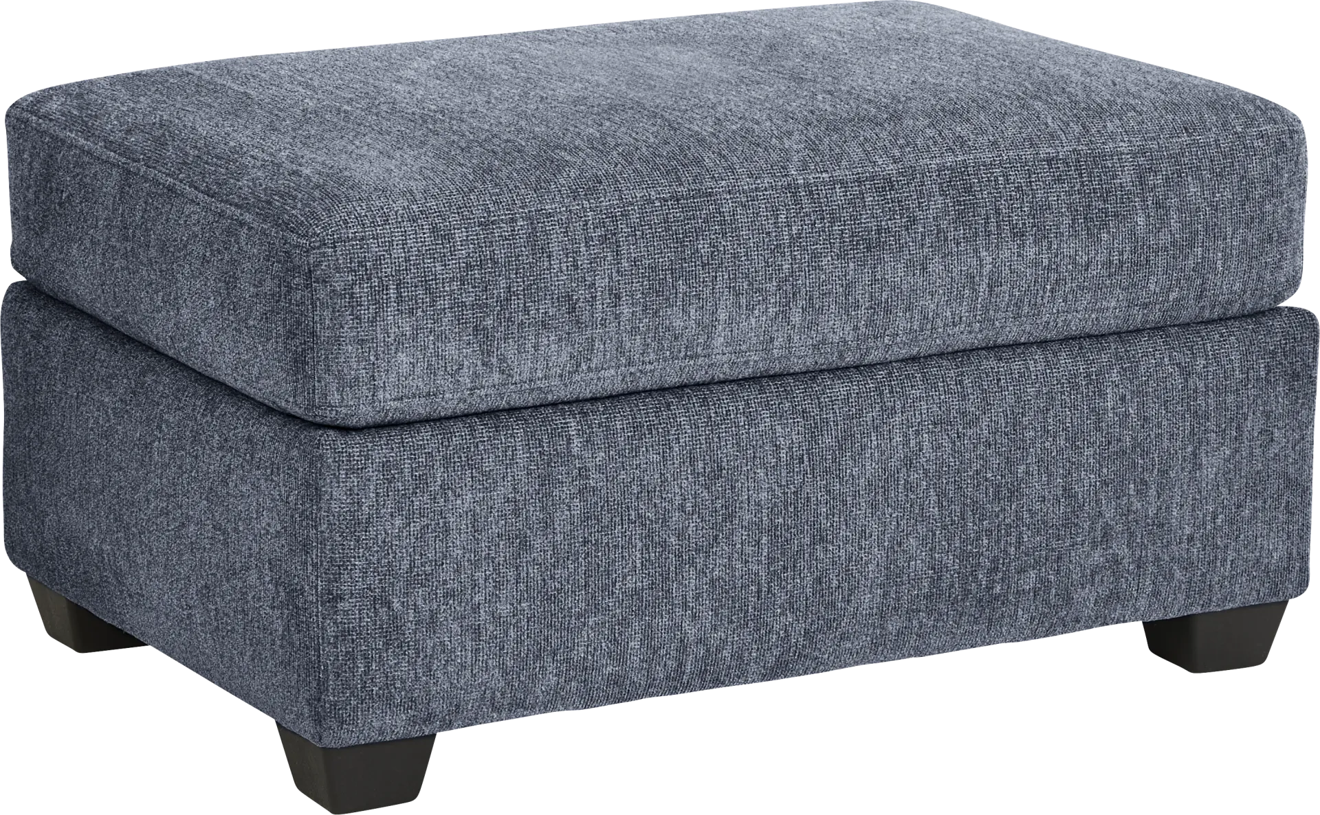 Caprice Navy Ottoman - Image 1