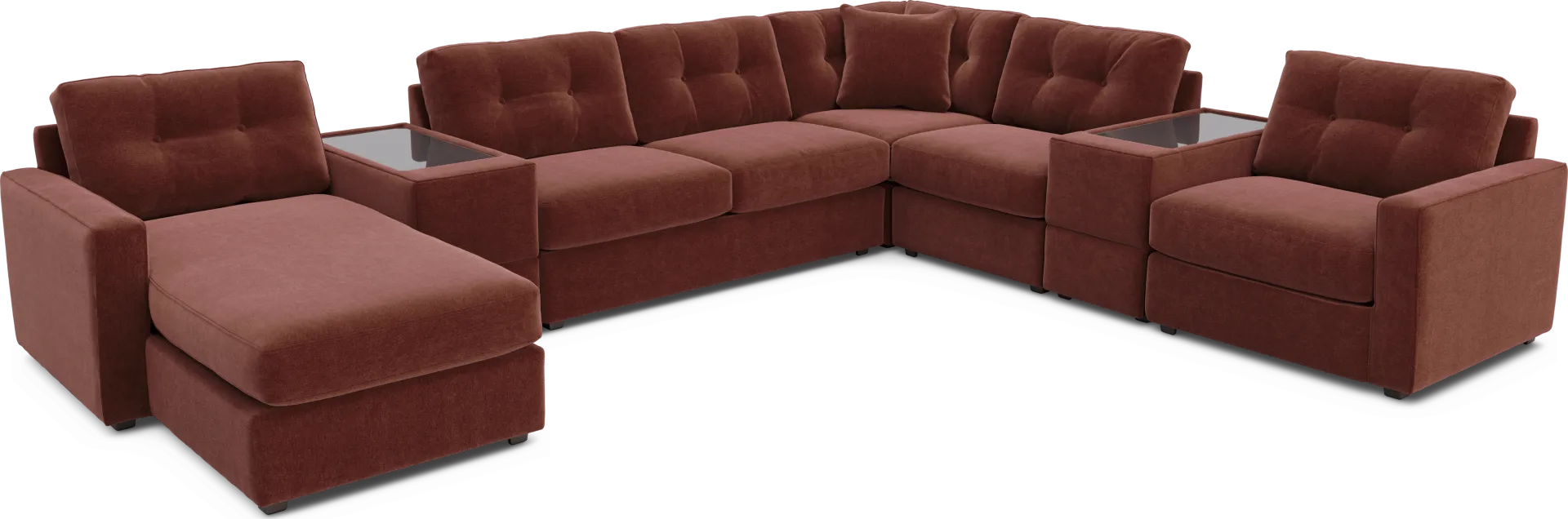 Merlot 7 Pc ModularOne Sleeper - Image 1