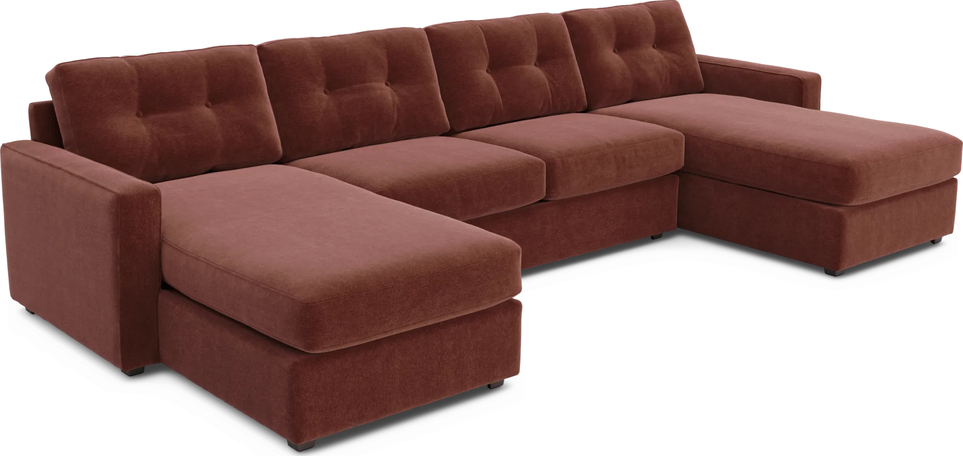 Merlot 3 Pc ModularOne Gel Foam Sleeper - Image 1