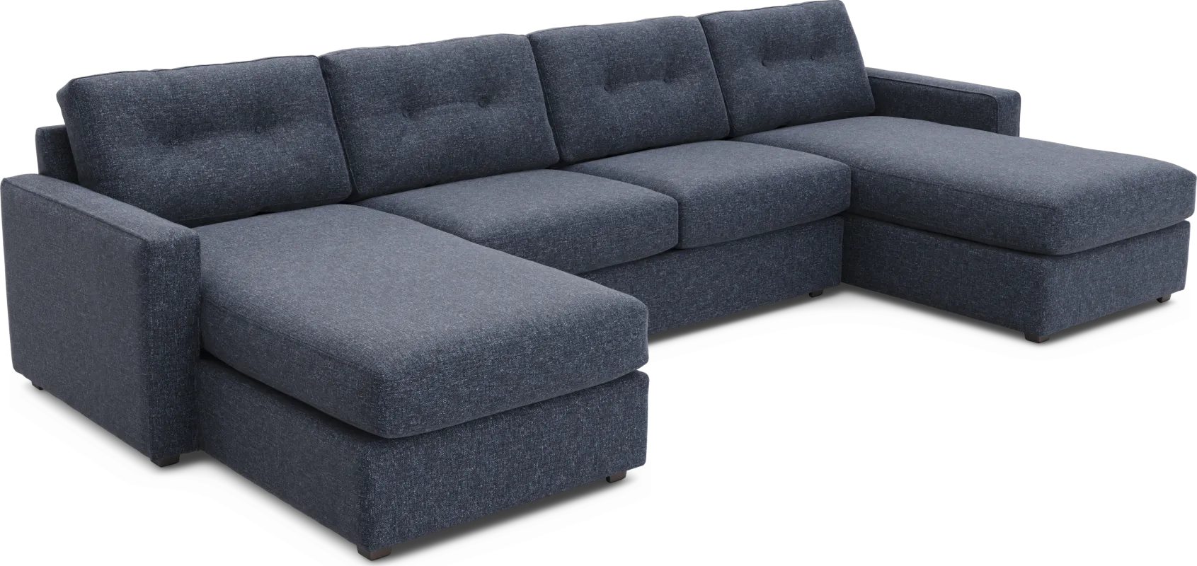 Dark Blue 3 Pc ModularOne Gel Foam Sleeper
