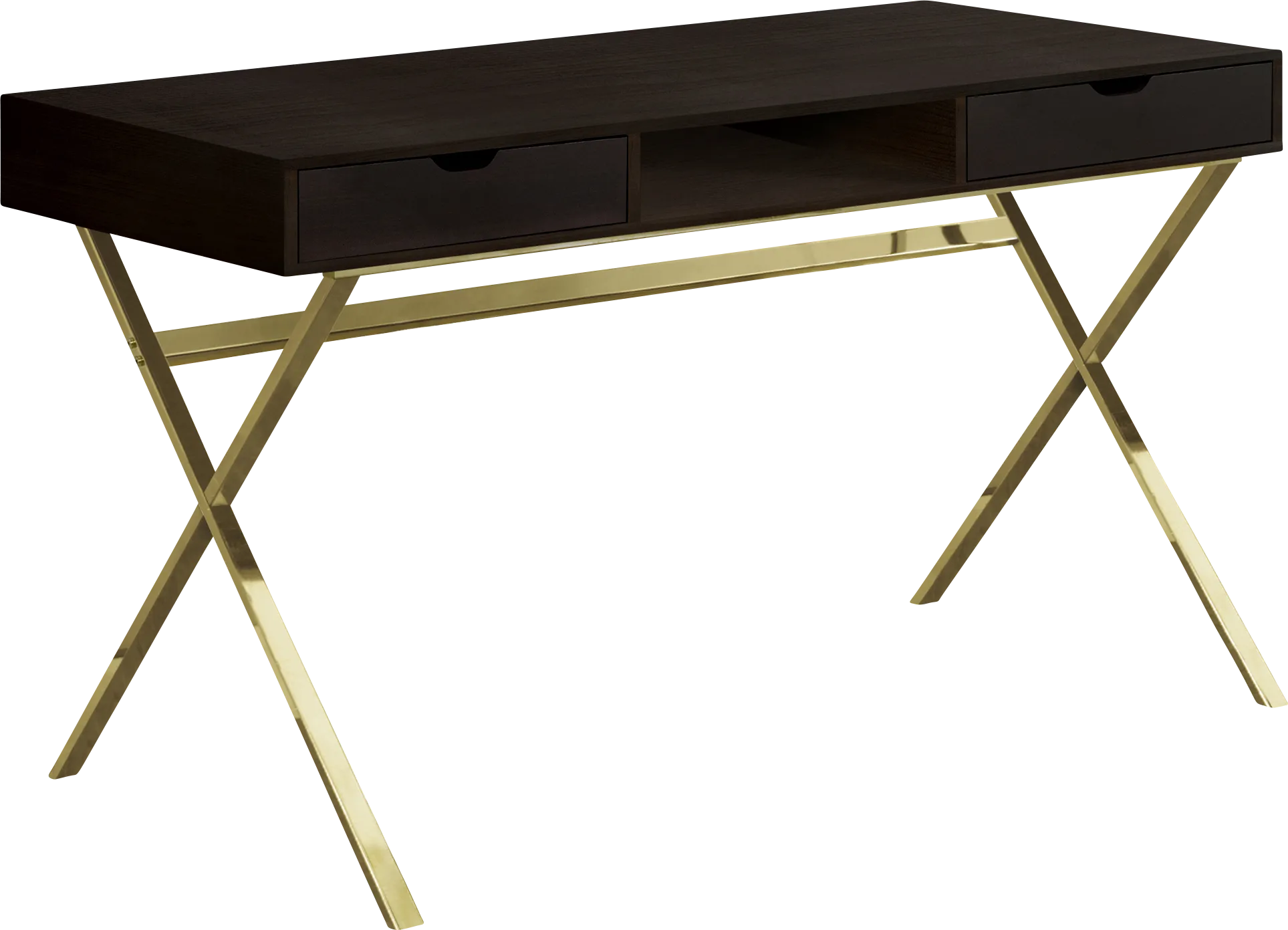 Belvins Cappuccino Desk - Thumbnail - Image 1