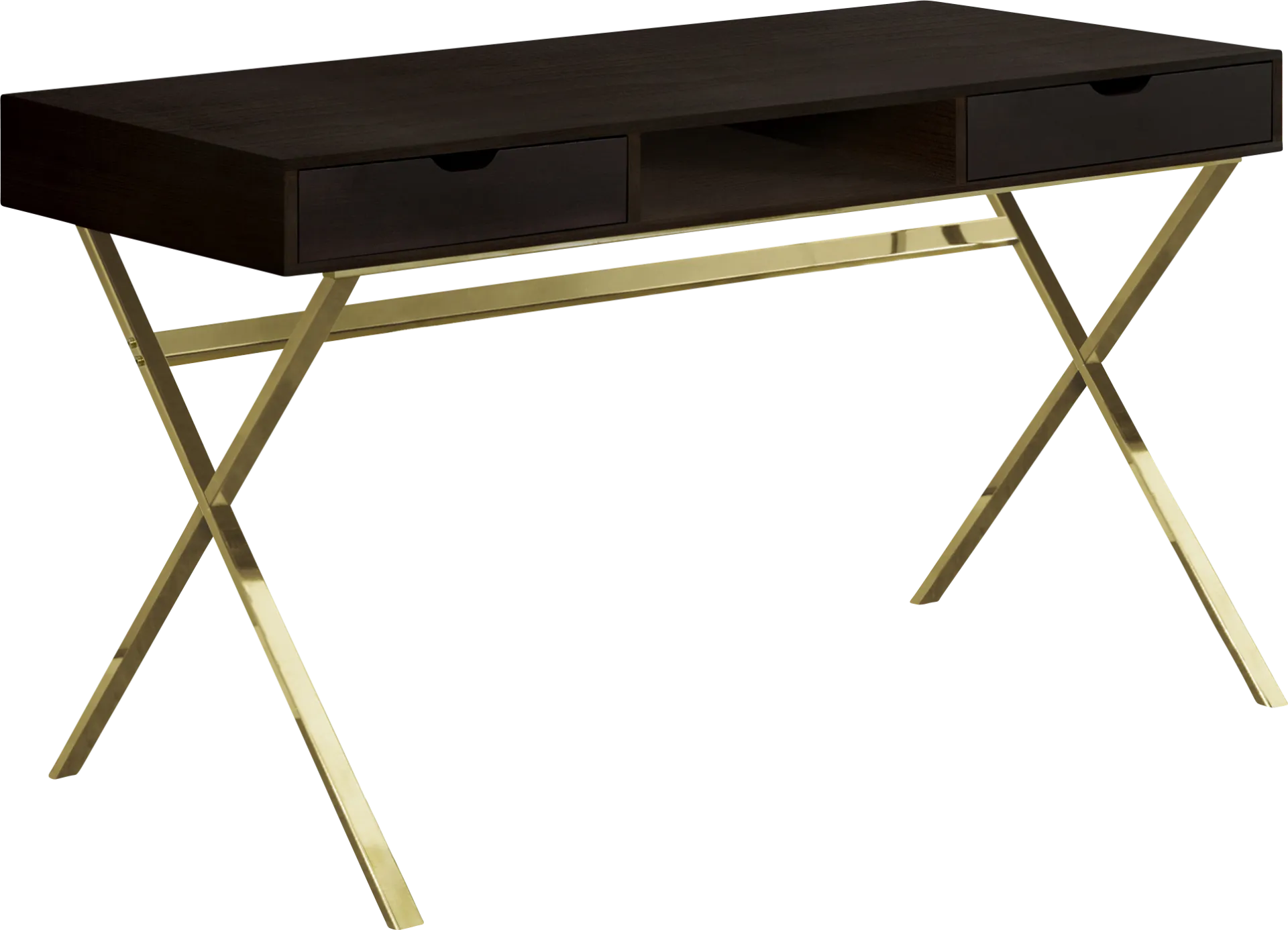 Belvins Cappuccino Desk - Image 1