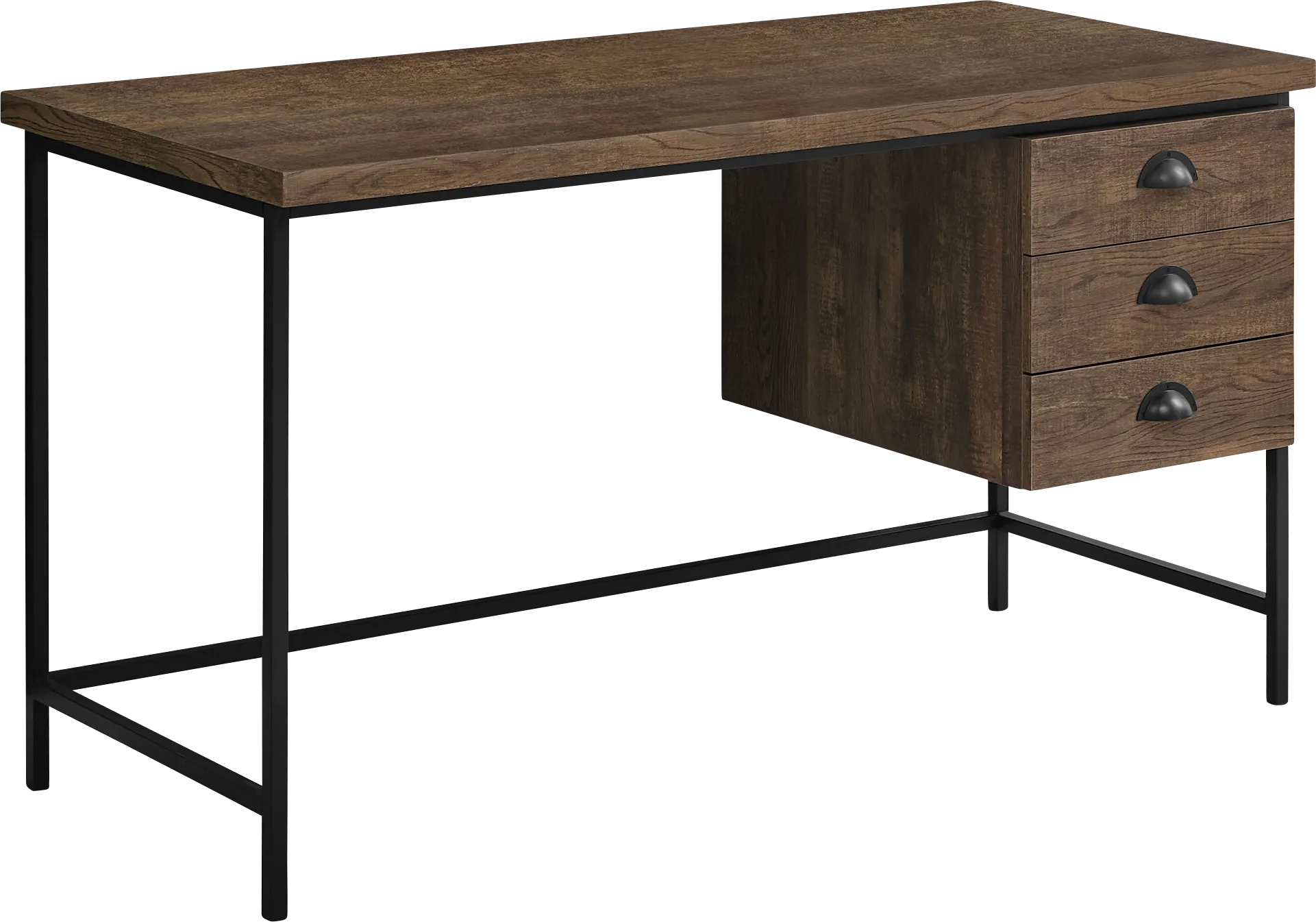 Claxton Brown Desk - Thumbnail - Image 1