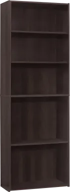 Hallbrook Cappuccino Bookcase