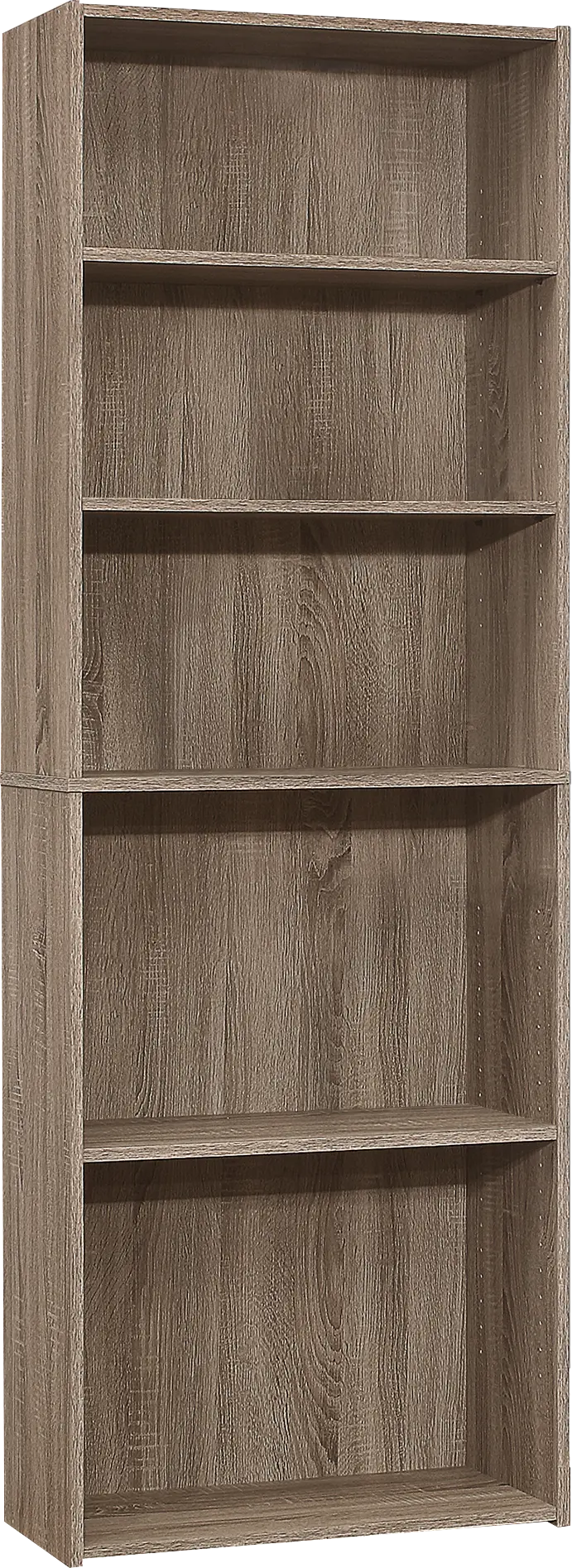 Hallbrook Taupe Bookcase