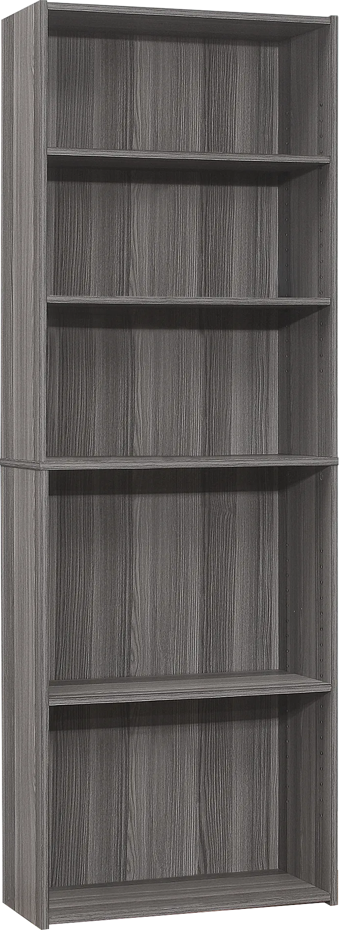 Hallbrook Gray Bookcase - Image 1