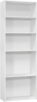 Hallbrook White Bookcase