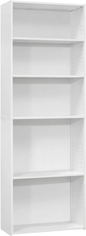 Hallbrook White Bookcase
