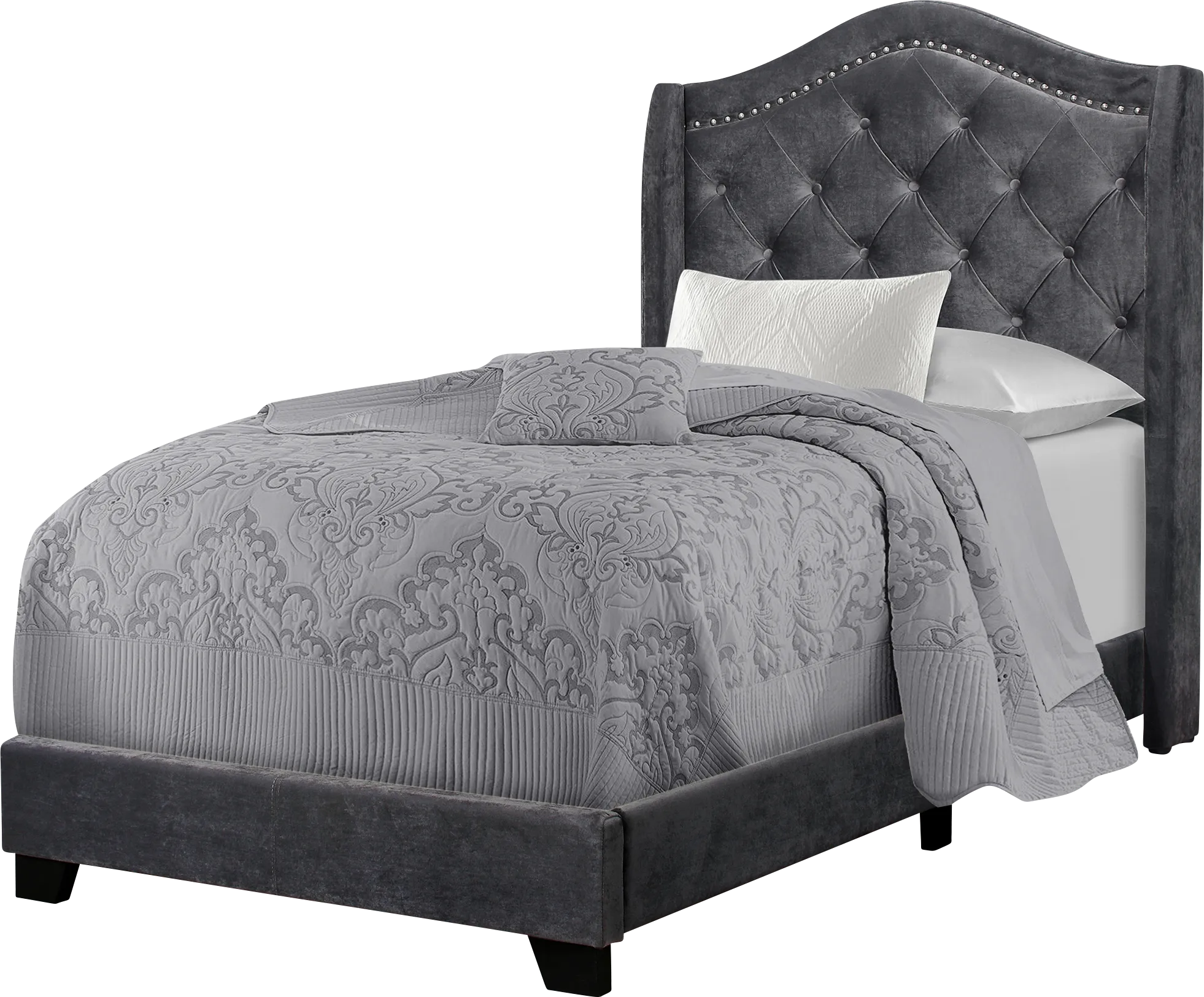 Dunalie Gray Twin Bed - Image 1