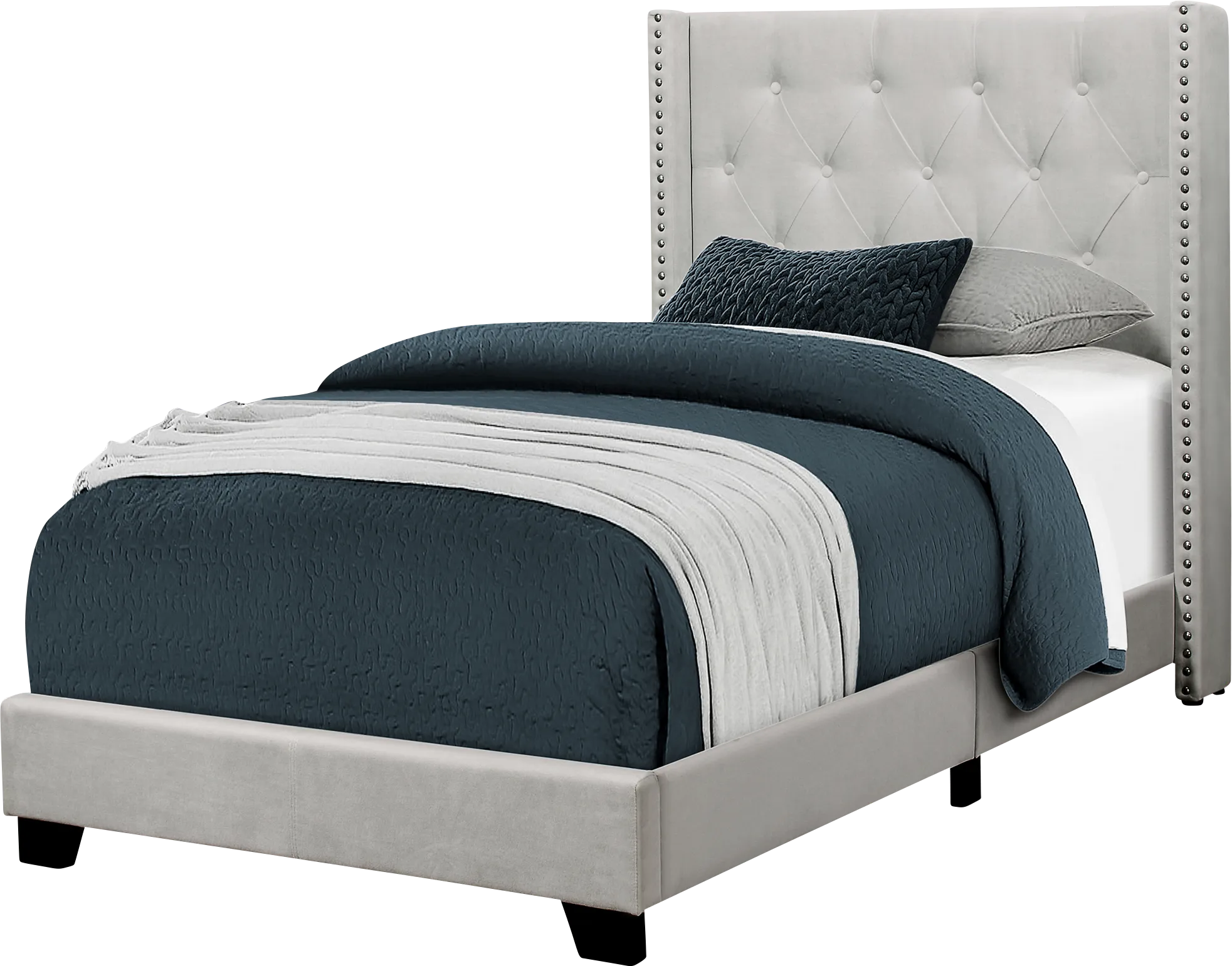 Kanlow Gray Twin Bed - Image 1