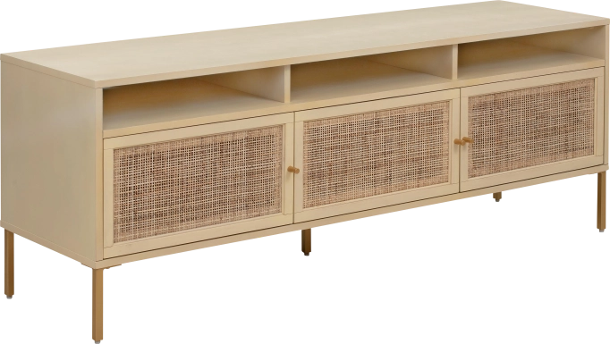 Canalers Light Brown 65 in. Console