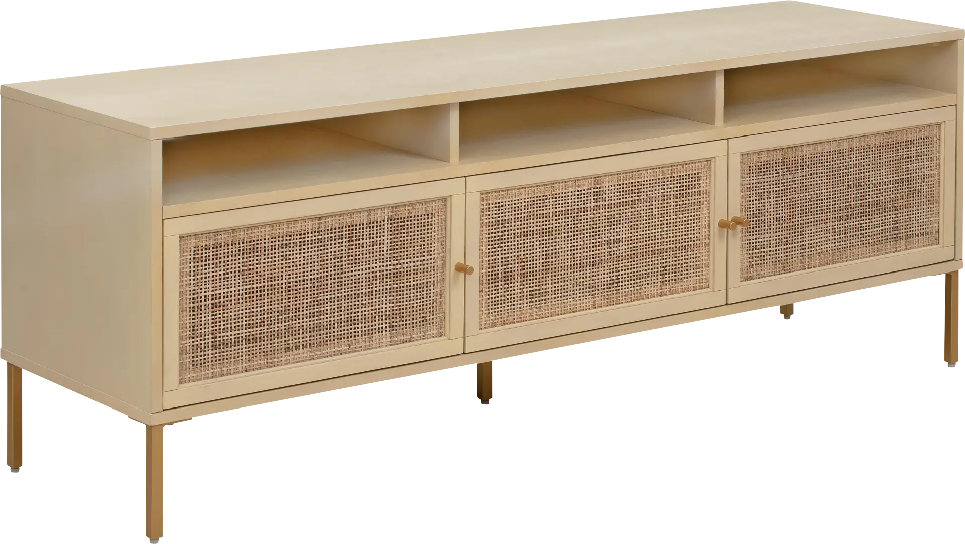 Canalers Light Brown 65 in. Console