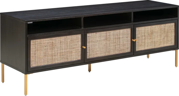 Canalers Black 65 in. Console