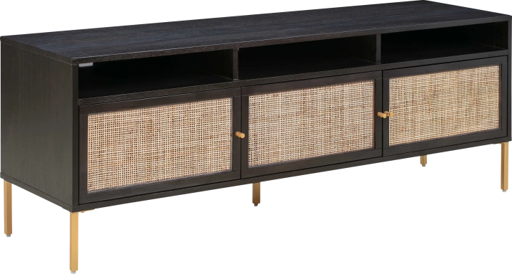 Canalers Black 65 in. Console