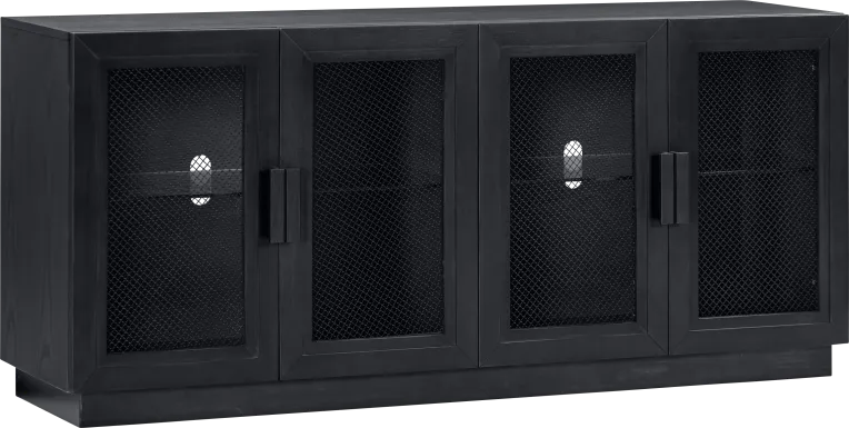 Sanpat Black 72.5 in. Console