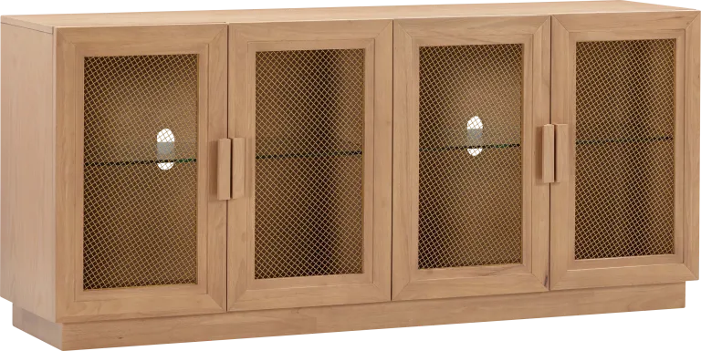 Sanpat Brown 72.5 in. Console