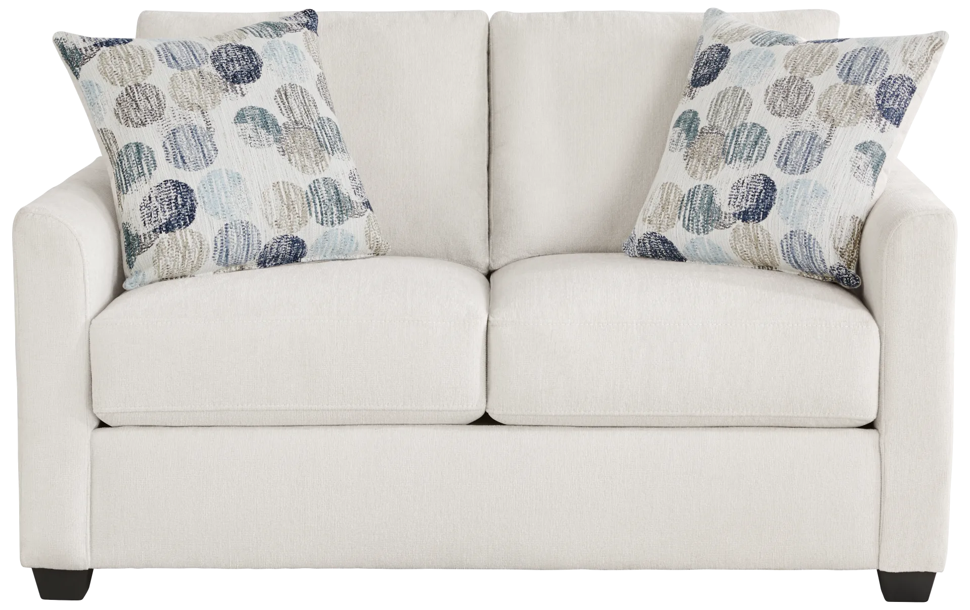 ivory loveseat