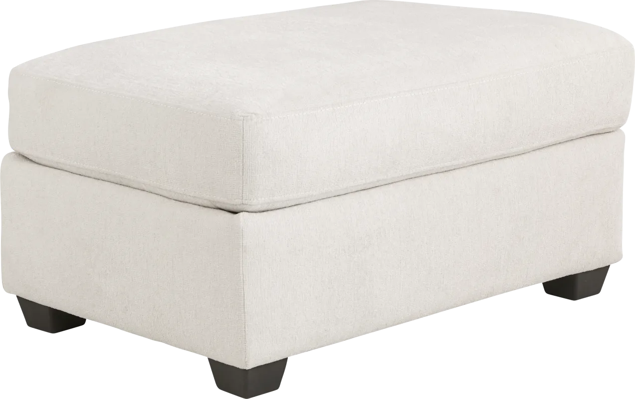 Caprice Ivory Ottoman