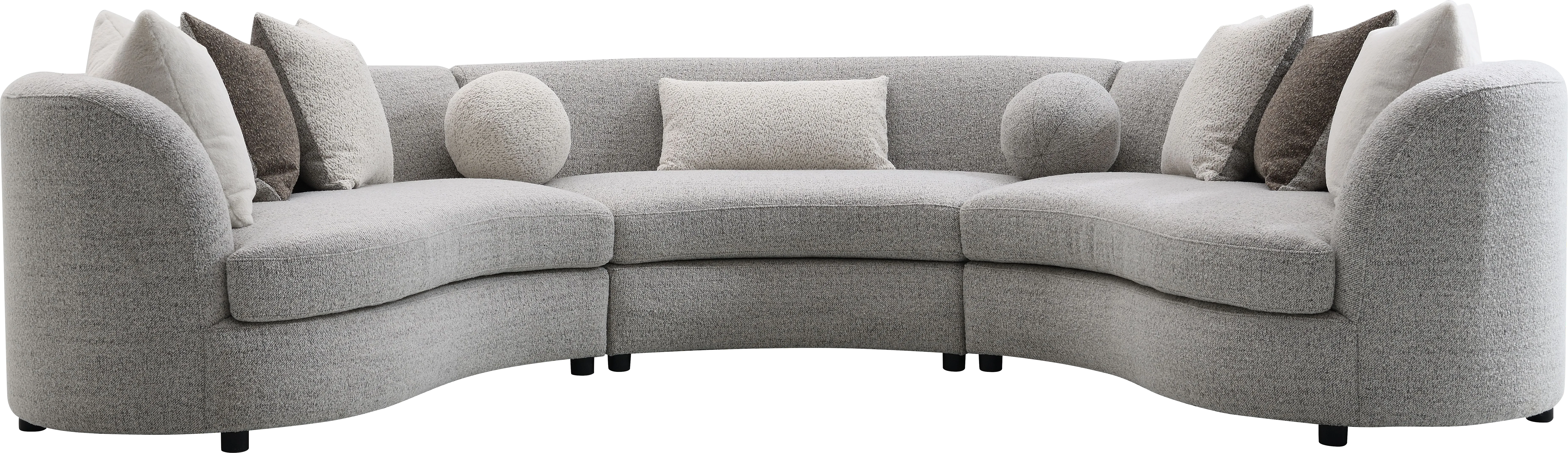 Brangas Gray 3 Pc Sectional - Thumbnail - Image 1
