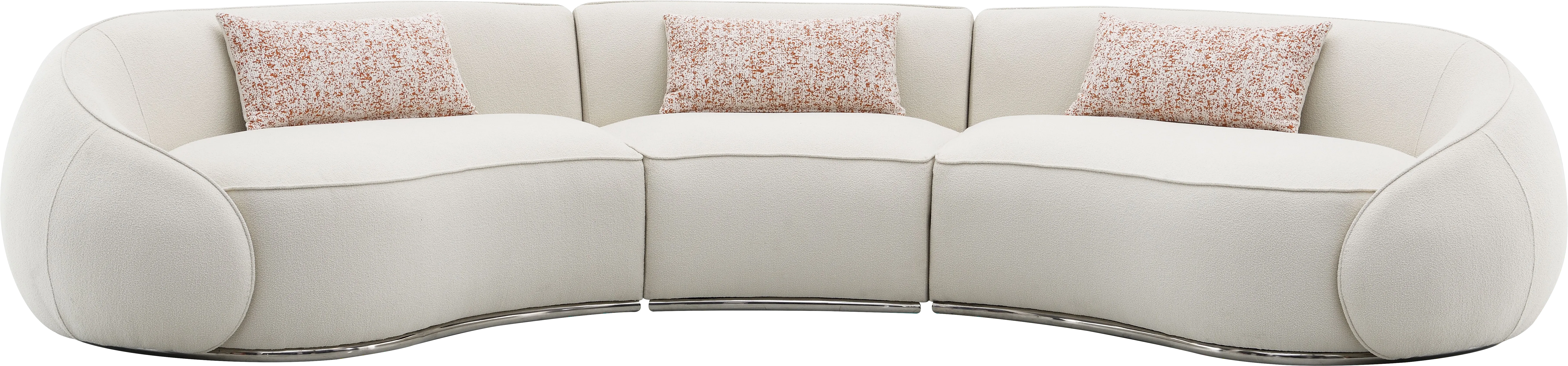 Cabritoro Beige 3 Pc Sectional - Thumbnail - Image 1