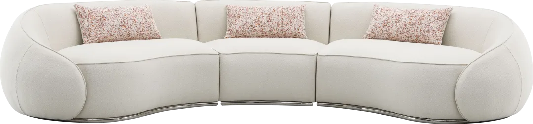 Cabritoro Beige 3 Pc Sectional
