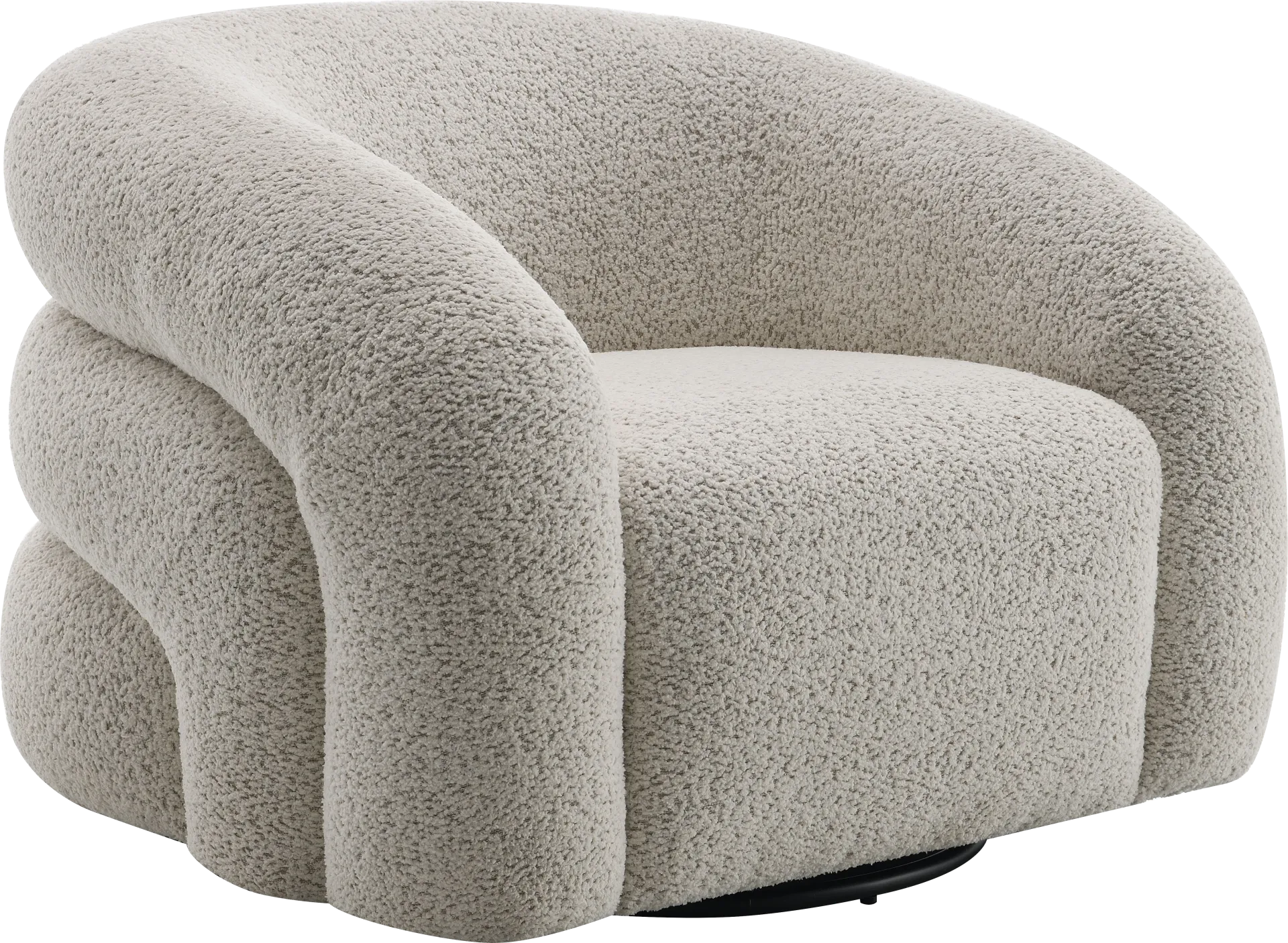 Centaroca Gray Swivel Accent Chair - Image 1