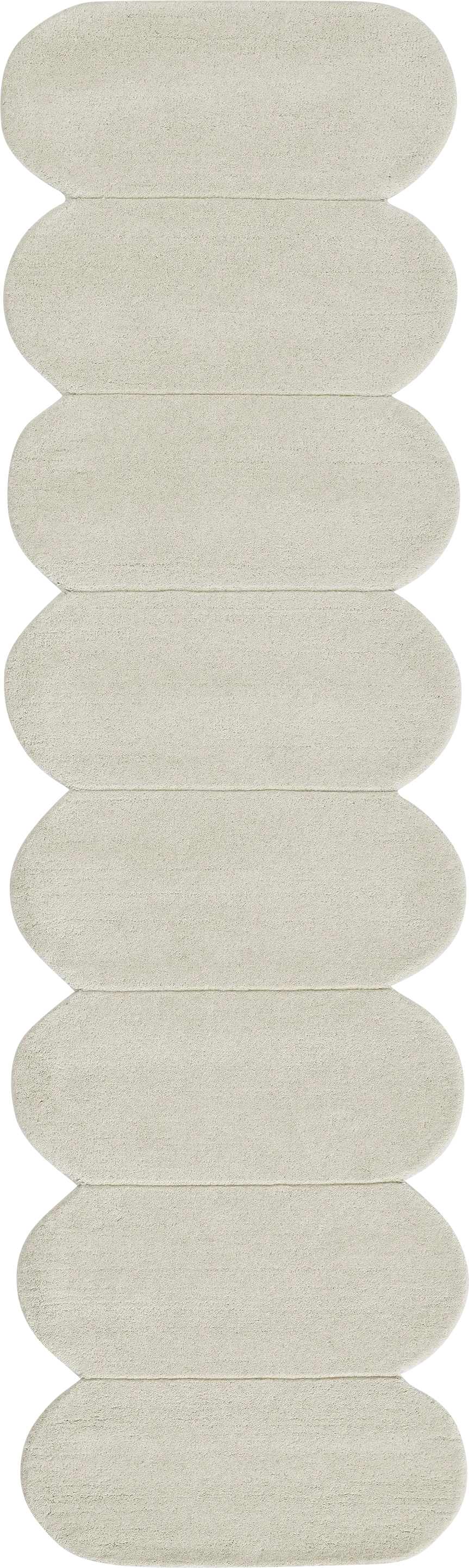 Roffinne Ivory 2'6 x 8' Runner Rug - Image 1