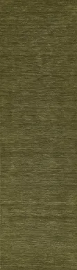 Abogny Green 2'3 x 8' Runner Rug