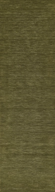 Abogny Green 2'3 x 8' Runner Rug