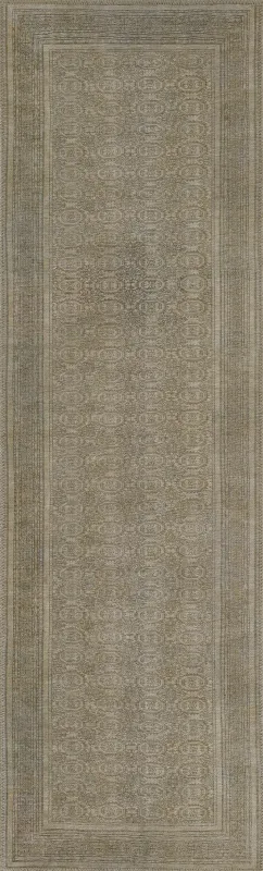 Pessier Green 2'3 x 7'6 Runner Rug