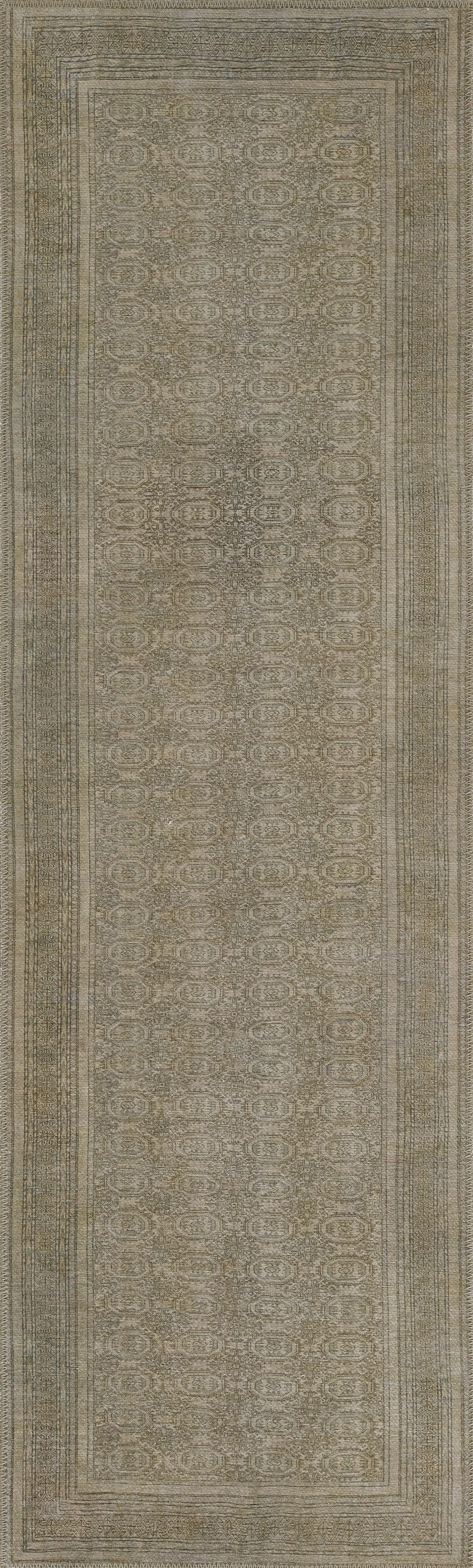 Pessier Green 2'3 x 7'6 Runner Rug - Image 1