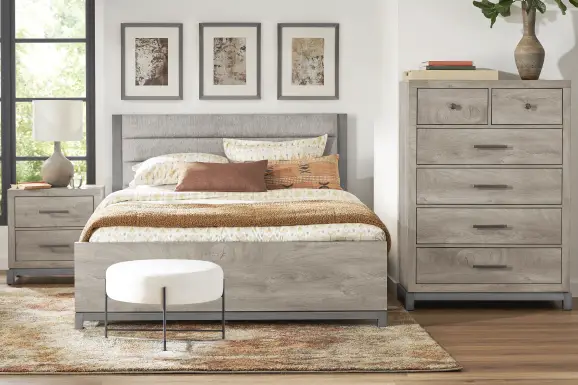 Maxton Place Gray 5 Pc Queen Bedroom