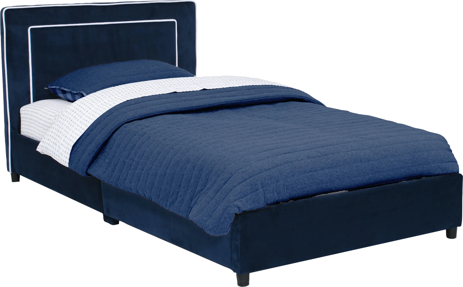 Kids Suaba Navy Twin Bed - Image 1