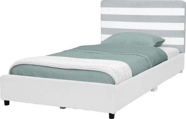 Kids Javoa II Gray Twin Bed