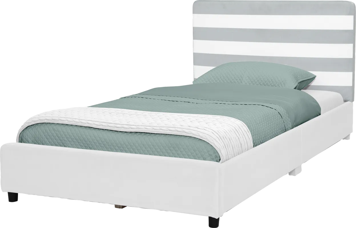 Kids Javoa II Gray Twin Bed