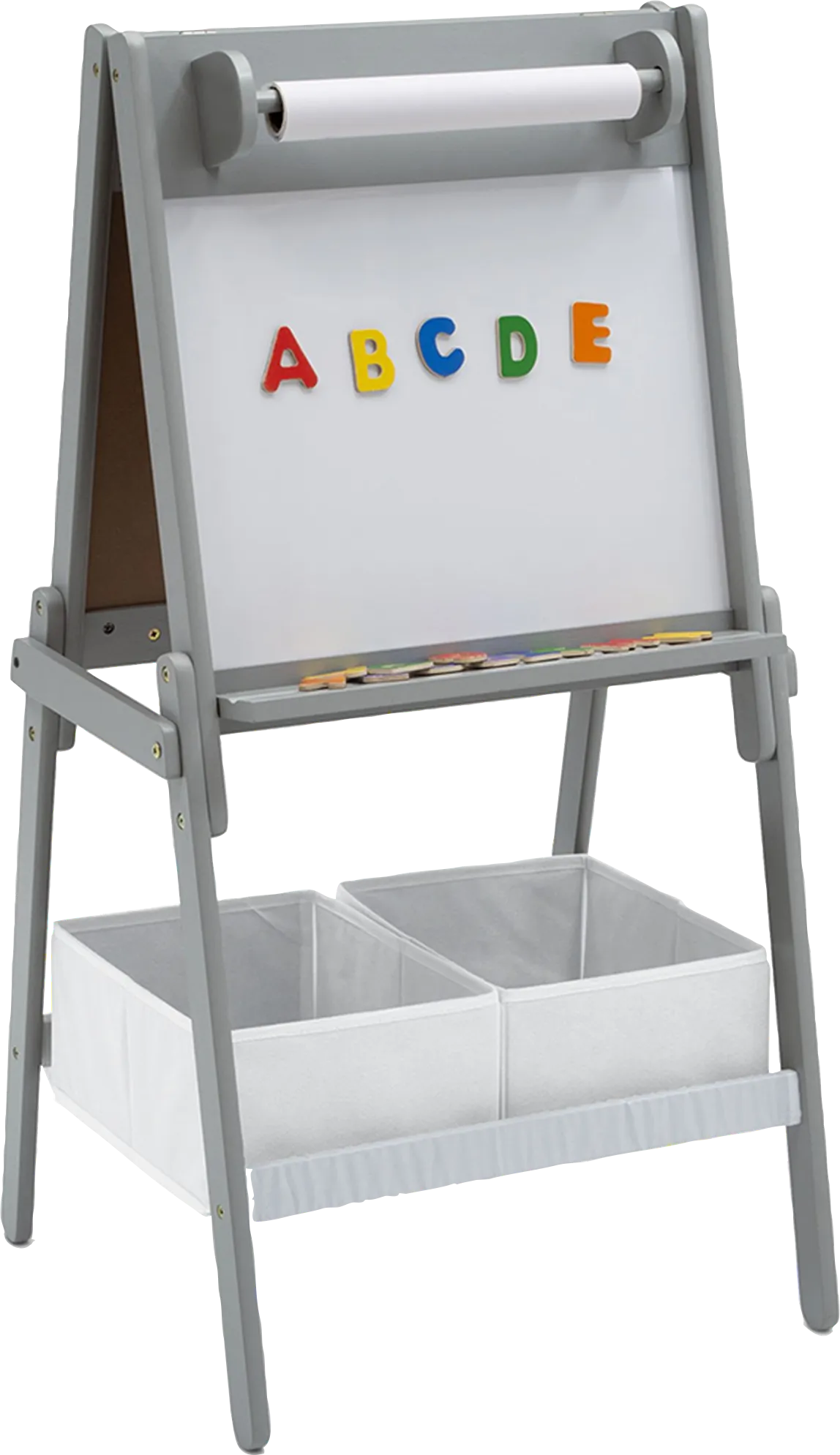 Kids Moseo Gray Easel with Storage - Thumbnail - Image 1