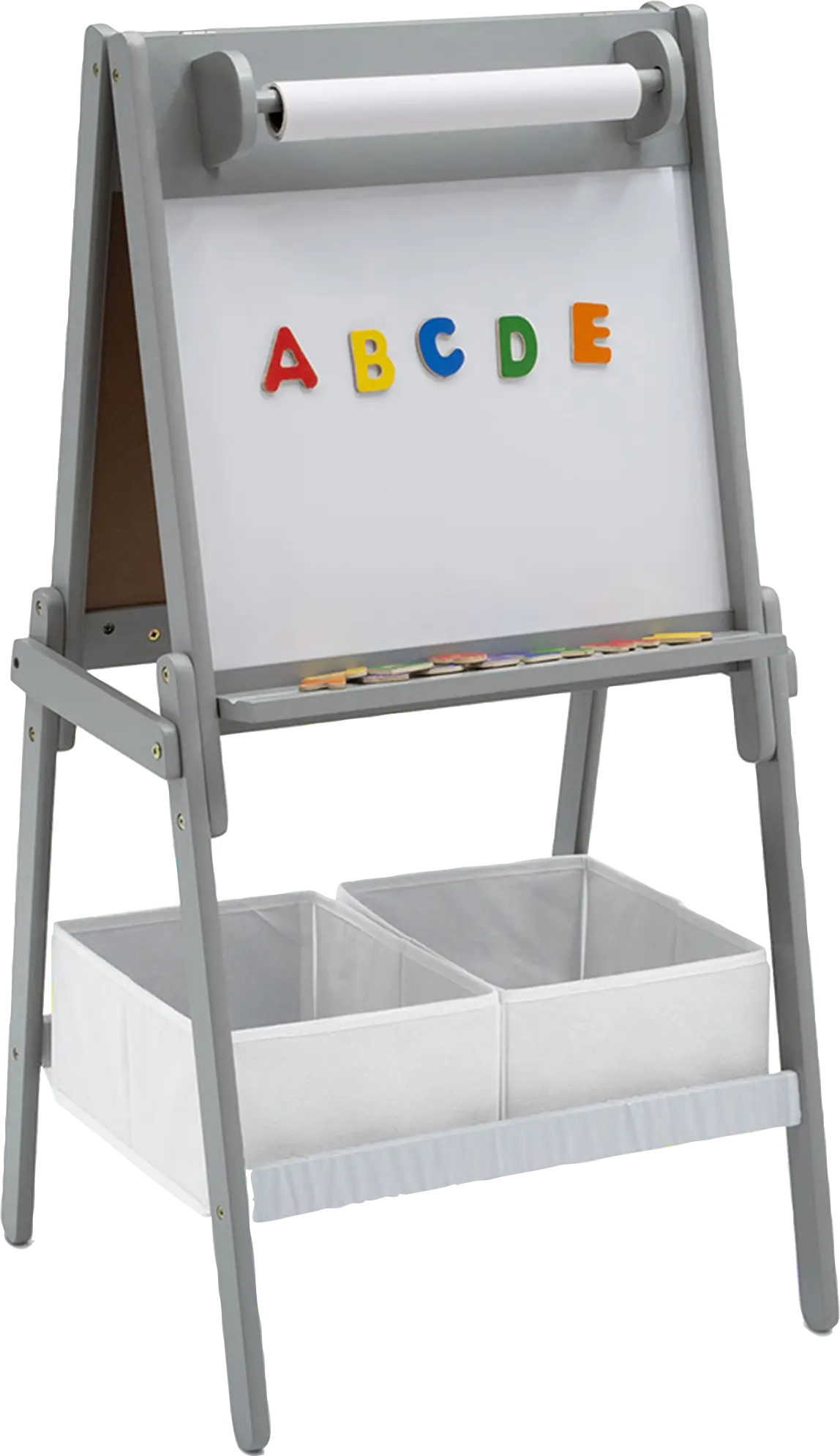 Kids Moseo Gray Easel with Storage