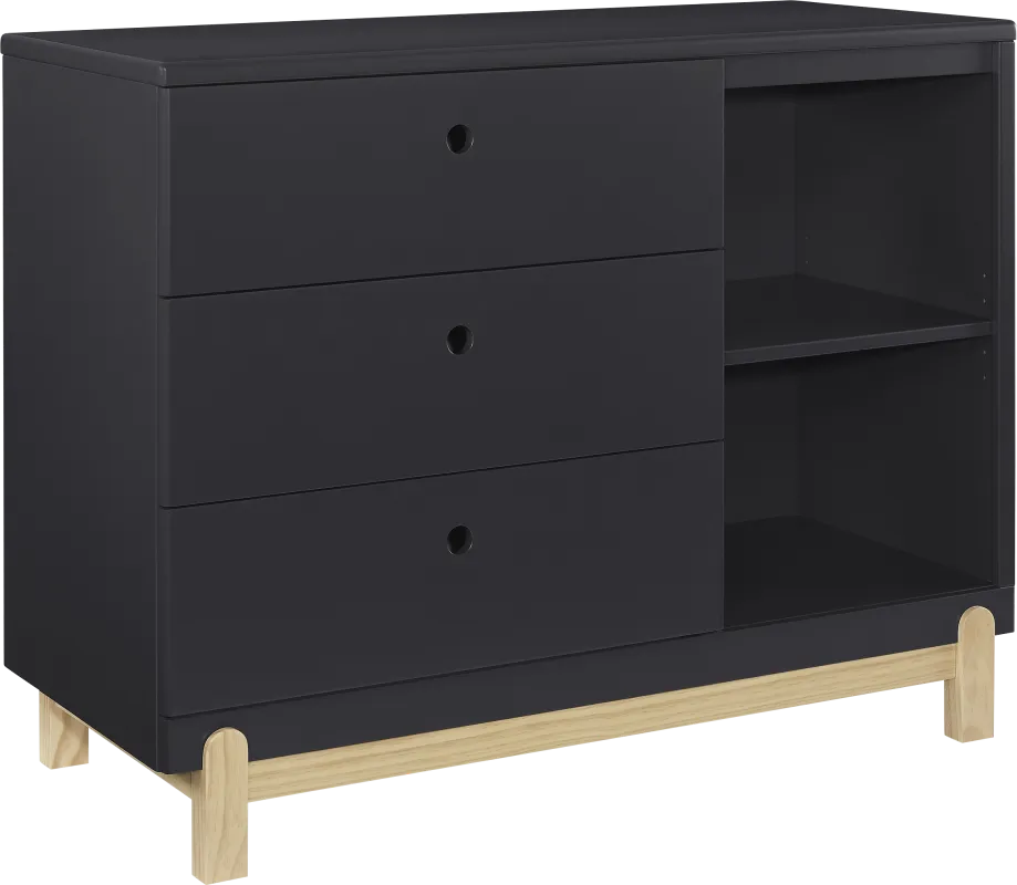 Kids Poppy Gray Dresser