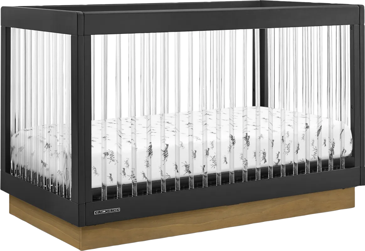 Kids James Gray Convertible Crib